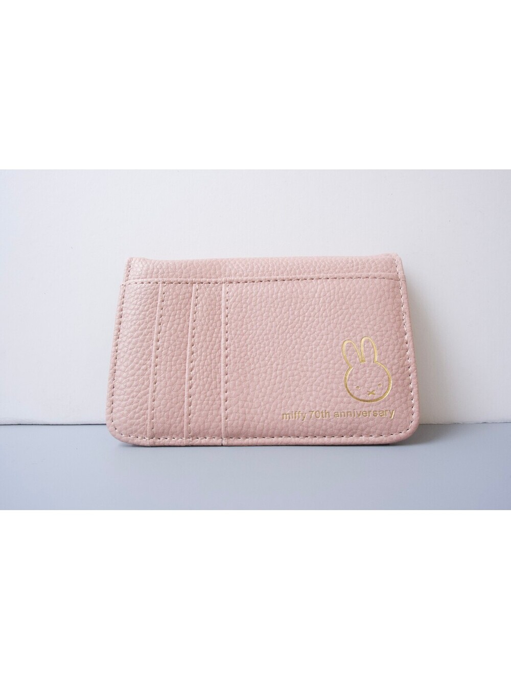 Kawaii Miffy Rabbit Beige Leather Wallet Card ID Coin Case